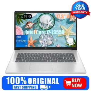 HP 17T Business Laptop, 17.3" HD+ Touchscreen Display, Intel Core i7-1355U, 16GB RAM, 1TB SSD, Backlit Keyboard, Windows 11 Home