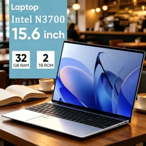 2026 New 15.6 " Laptop Intel N3700 32GB RAM 2TB SSD Ultra Slim Gaming Laptop 1920*1080 Windows 11 Office Study Home Use