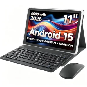 ANRY C95 11 Inch Android 15 Tablet 2026 Octa Core 20GB RAM 128GB ROM 6000mAh 18W Fast Charging 5G WiFi 6 HD IPS Global Tablet PC