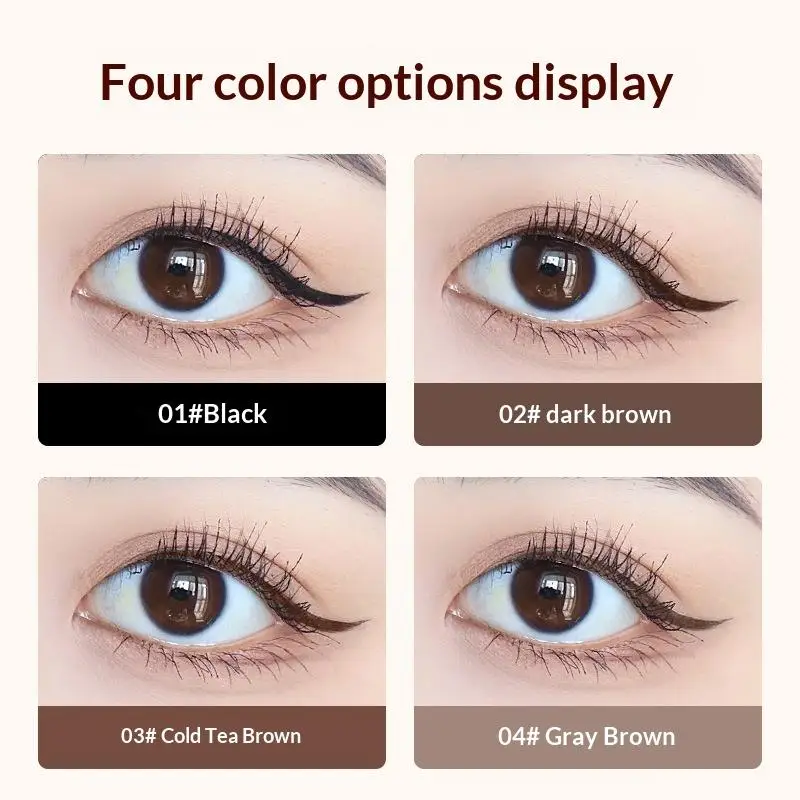 Liquid Eyeliner 0.01mm Super Slim Waterproof Silkworm Eyeliner Quick-drying Sweatproof Long Lasting No Smudging Eye Makeup - Image 4