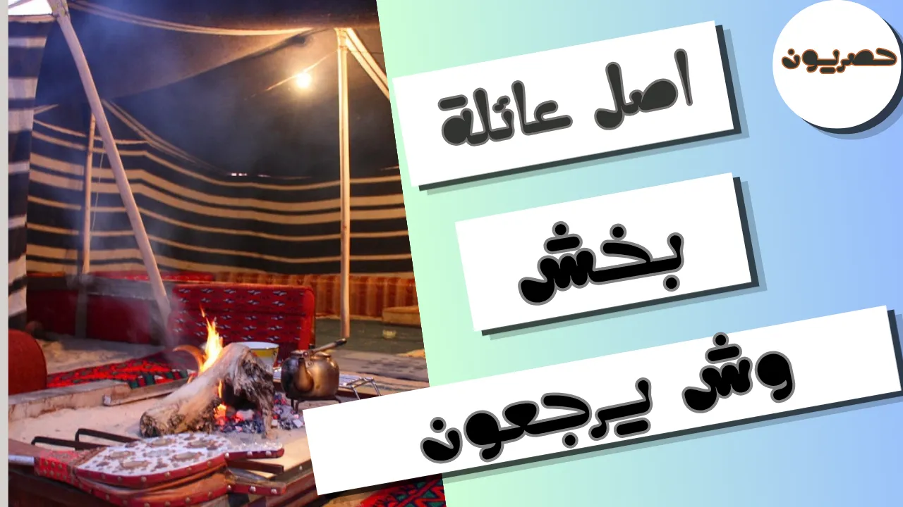أصل عائلة بخش وش يرجعون؟ المعنى والتاريخ والشخصيات