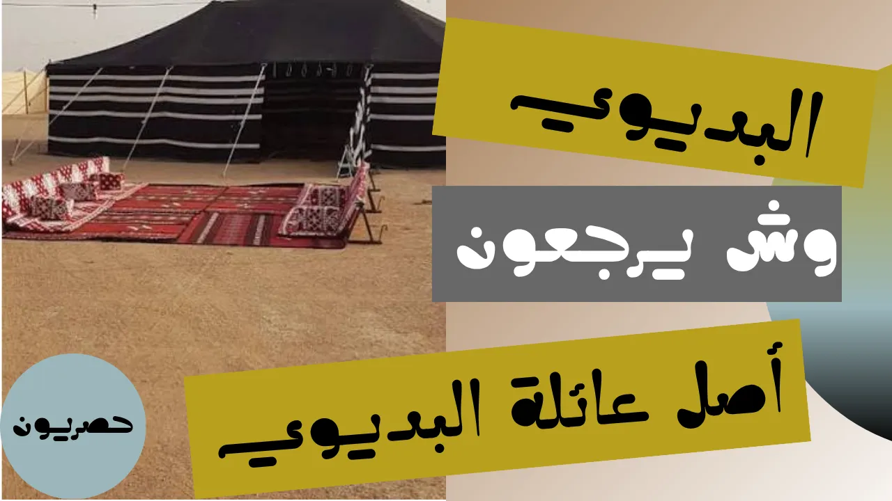 البديوي وش يرجعون؟ أصل عائلة البديوي وشجرة العائلة